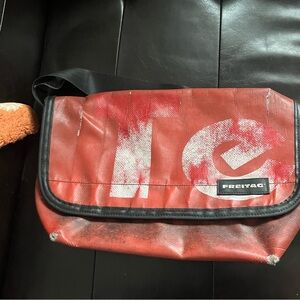 Freitag Red Messenger Bag